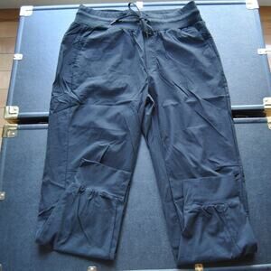 Crazy Yoga Large Black Jogger Sweatpants